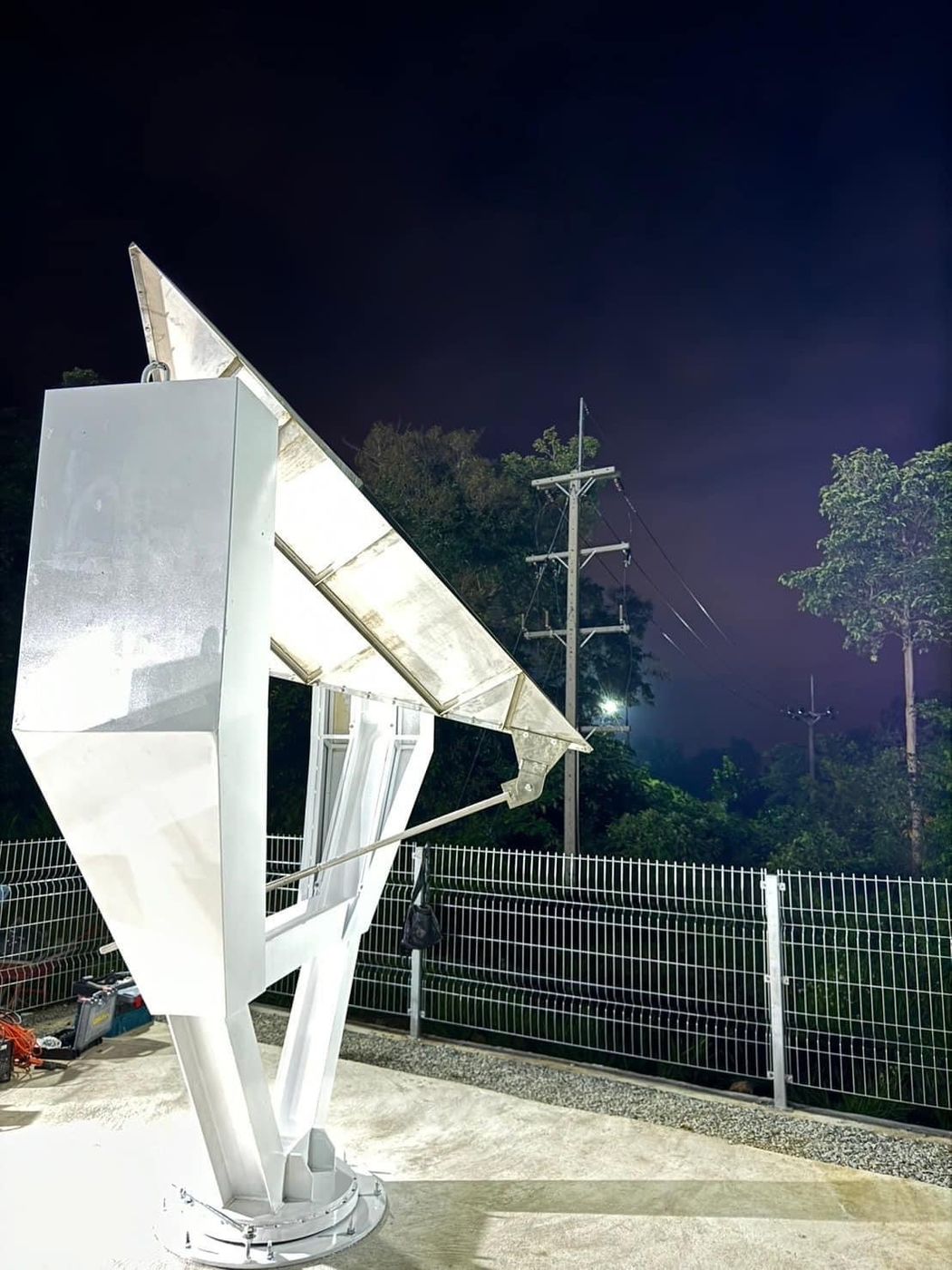 Corner Reflector ติดตั้งเสร็จ